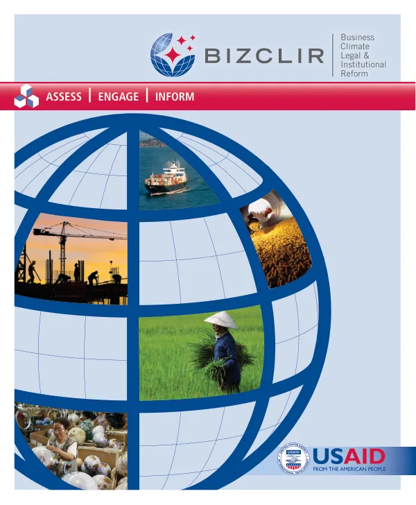 BIZCLIR, Business climate legal & institutional reform