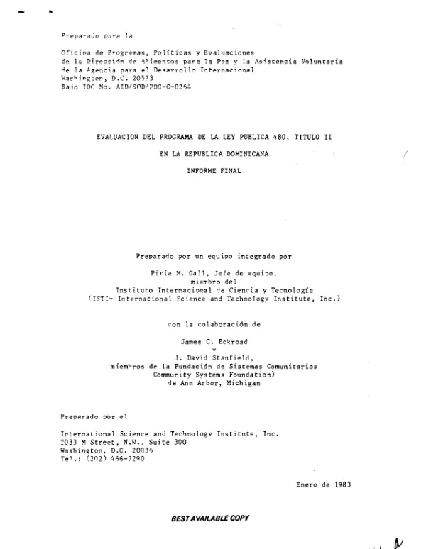 President"s malaria initiative : malaria operational plan (MOP) -- Zambia FY 2009
