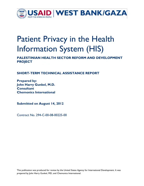 Patient Privacy in the Health Information System