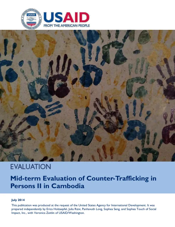 Mid-term evaluation of counter-trafficking in persons II in Cambodia