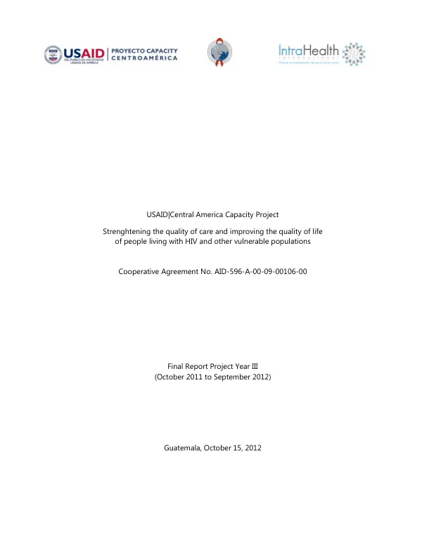 UDLP [University Development Linkages Program] : University of North Carolina, University of Pennsylvania, and Pontificia Universidad Javeriana [Colombia] -- annual activity report, October 1, 1993-September 30, 1994