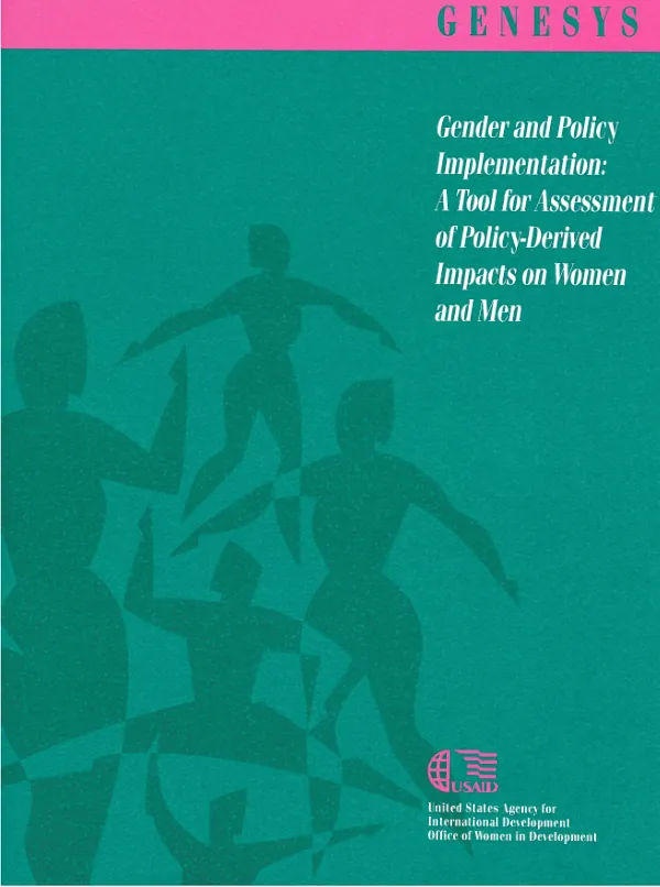 Gender and policy implementation : a tool for assessment of policy-derived impacts on men and women