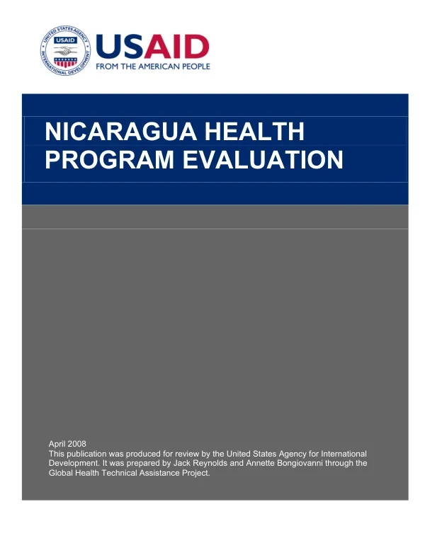 Nicaragua health program evaluation