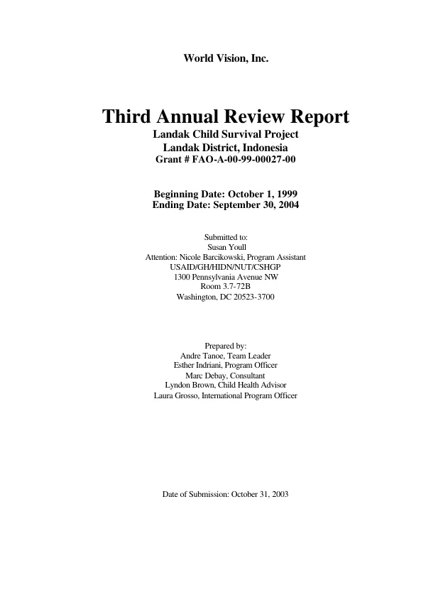Final report : technical resources II project (388-0074) -- mid-term evaluation