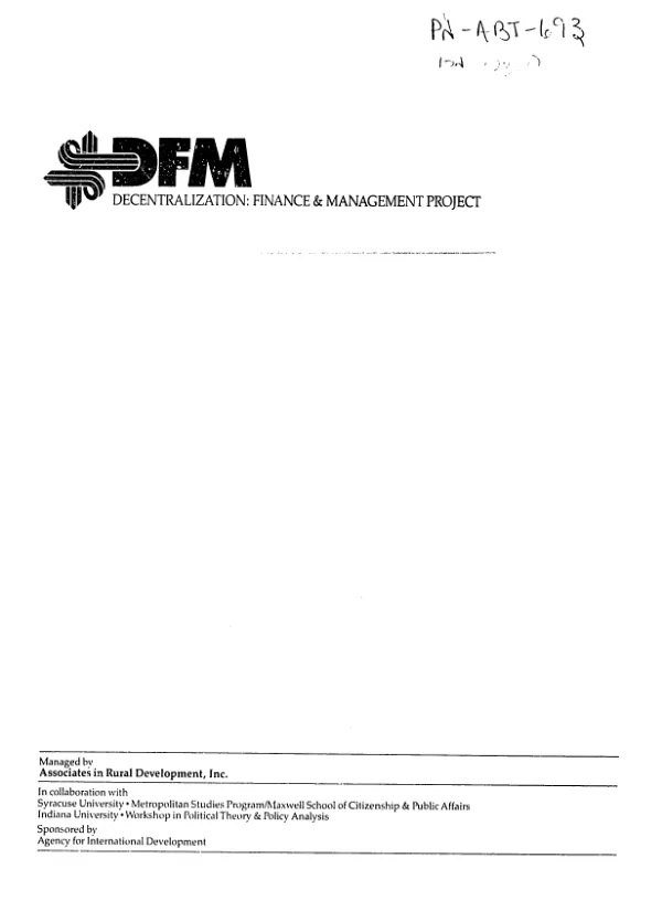 Research report on local governance in Madagascar -- final version