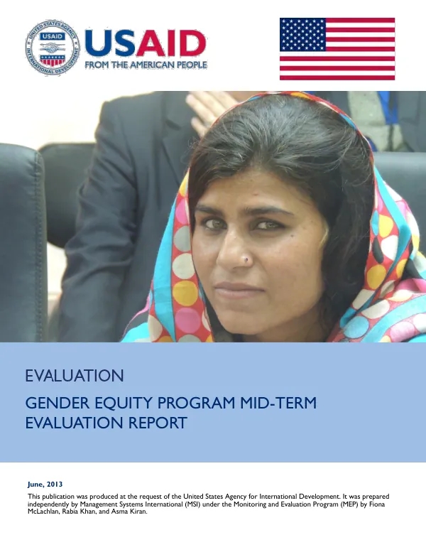 Gender equity program mid-term evaluation report