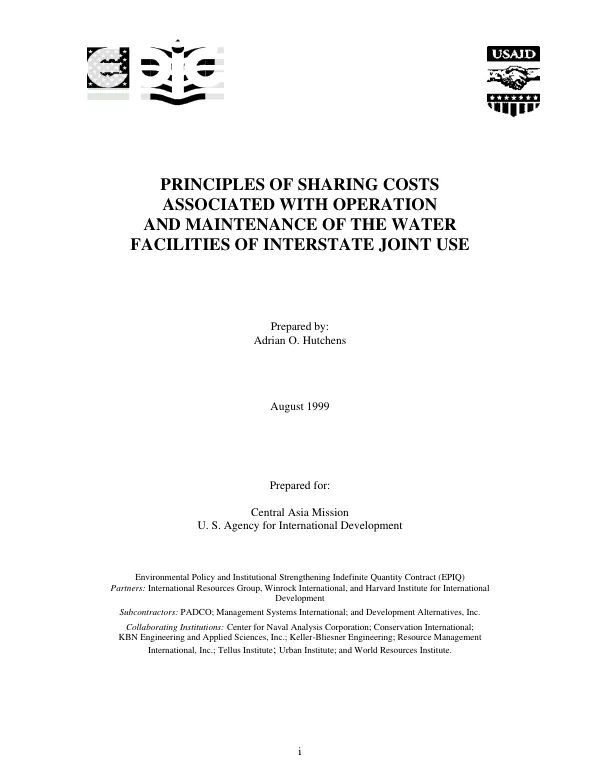 USAID/Guinea-Bissau : HRDA/TIPS [human resources development assistance/trade and investment promotion support] in country training