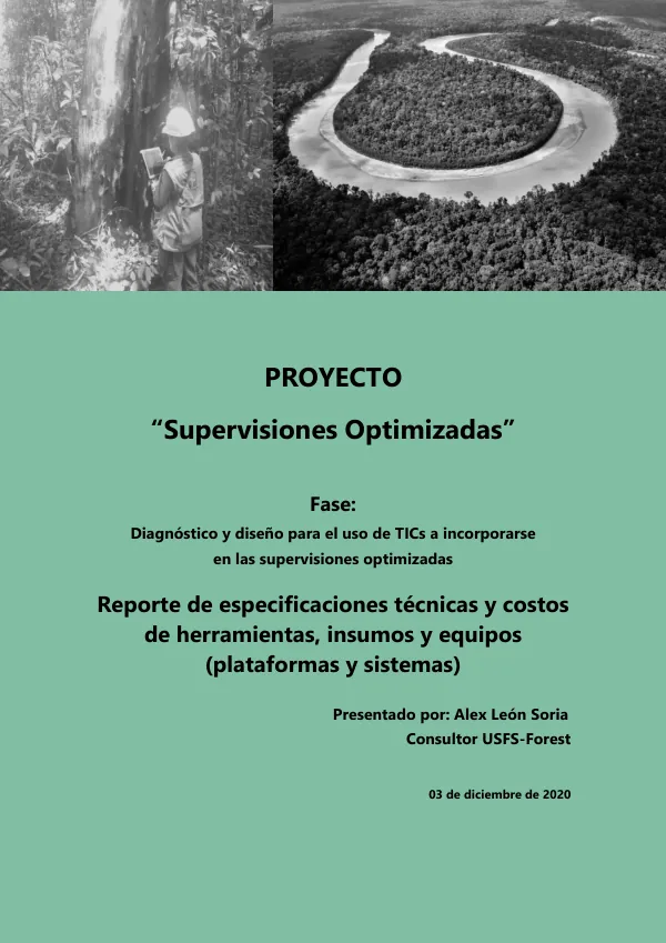 Diagnóstico y Diseño para el Uso de Tics a Incorporarse en las Supervisiones Optimizadas