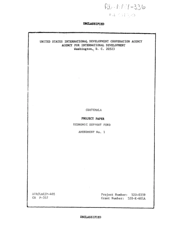 Economic support fund : amendment no. 1
