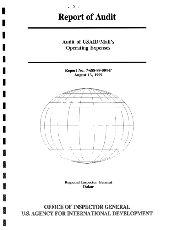 Audit of Lesotho basic and non-formal education systems (BANFES), project no. 632-0222