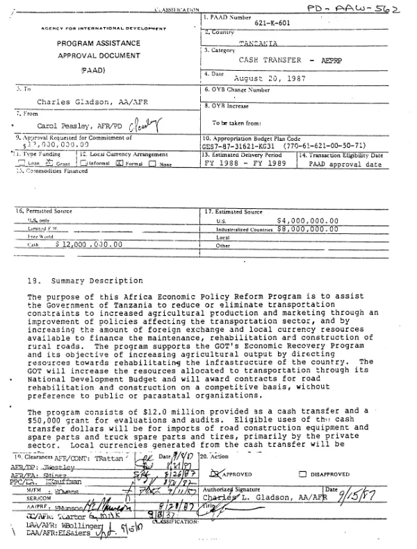 Supplemental environmental assessment of the locust/grasshopper control program in Mali