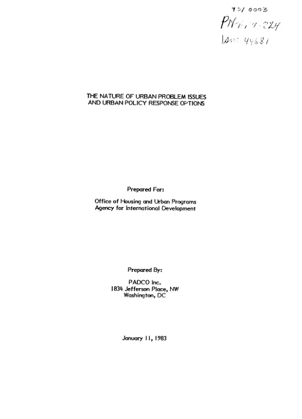 Final report : project monitoring and evaluation portfolio review -- USAID/Bolivia, Office of Health and Human Resources