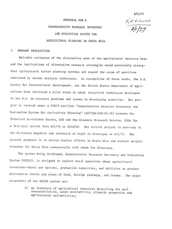 AID grant no. 526-0616-G-SS-0003-00 to the International Executive Service Corps (IESC) to support a program of technical assistance to Paraguayan business clients