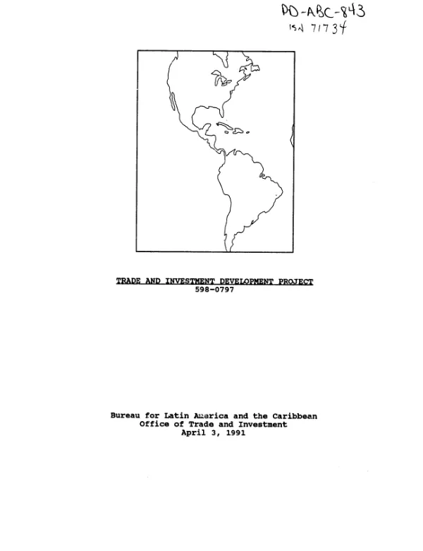 Trade and investment development project