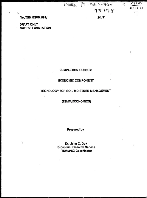 Evaluation of Carlos Aquino paper : study on the impact of credit on investments