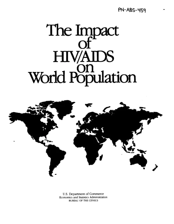 Impact of HIV/AIDS on world population