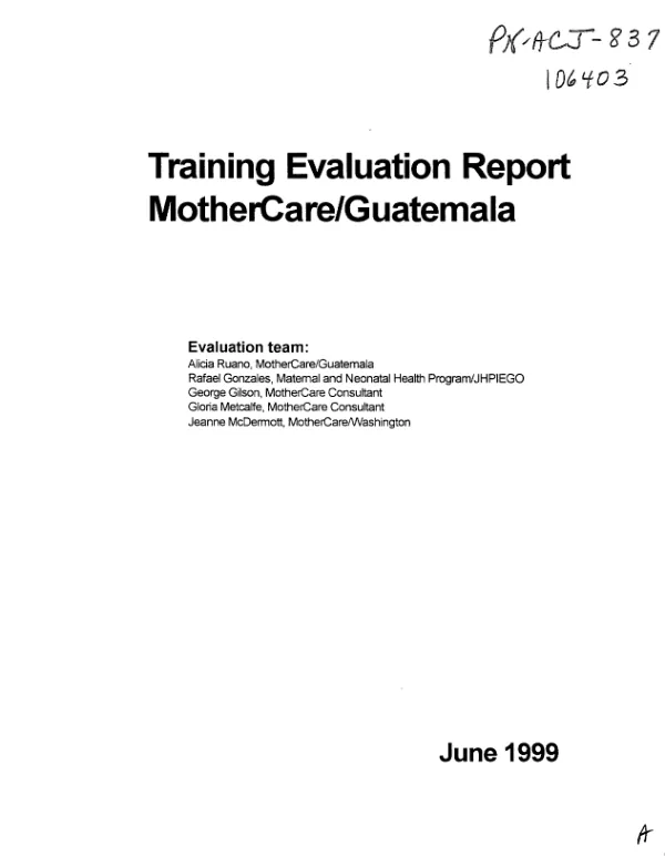 Impact of participation in non-traditional export production on the employment, income, and quality of life of women in Guatemala, Honduras and Costa Rica