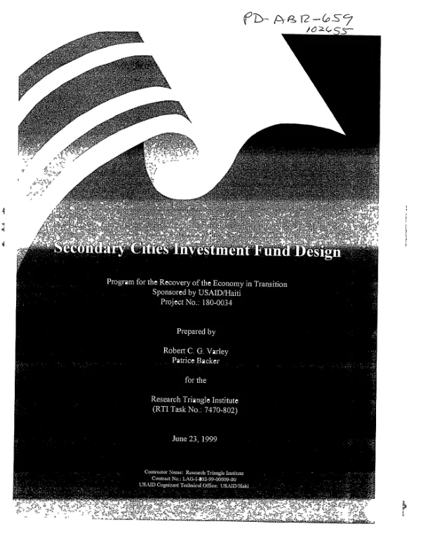 Project assistance completion report : Eastern Caribbean environmental profiles project