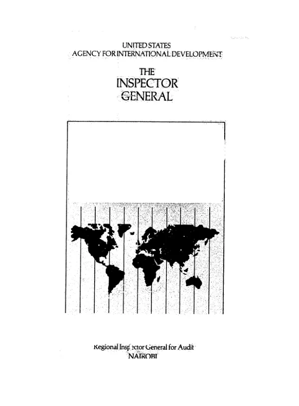 Audit of the Black Educational Research Trust cooperative agreement no. 674-0301-G-00-6015