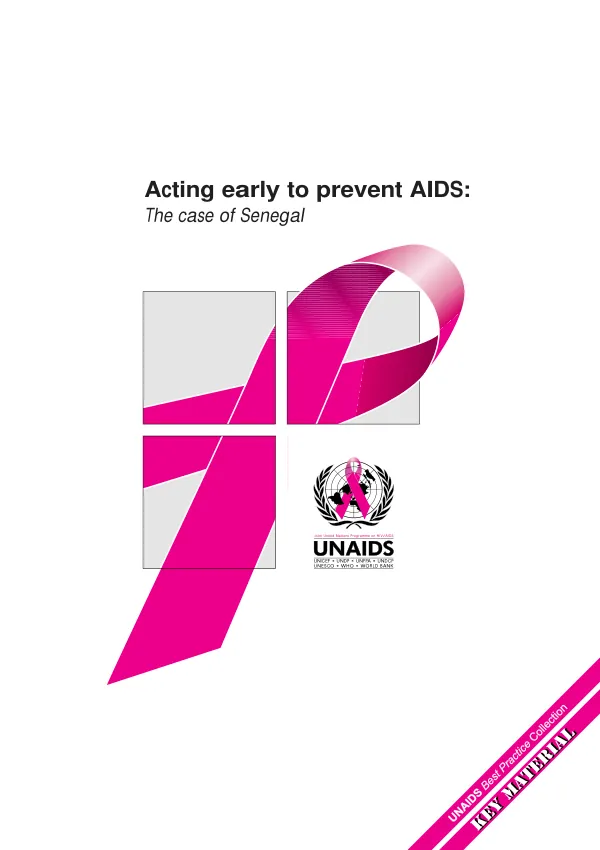 Acting early to prevent AIDS : the case of Senegal