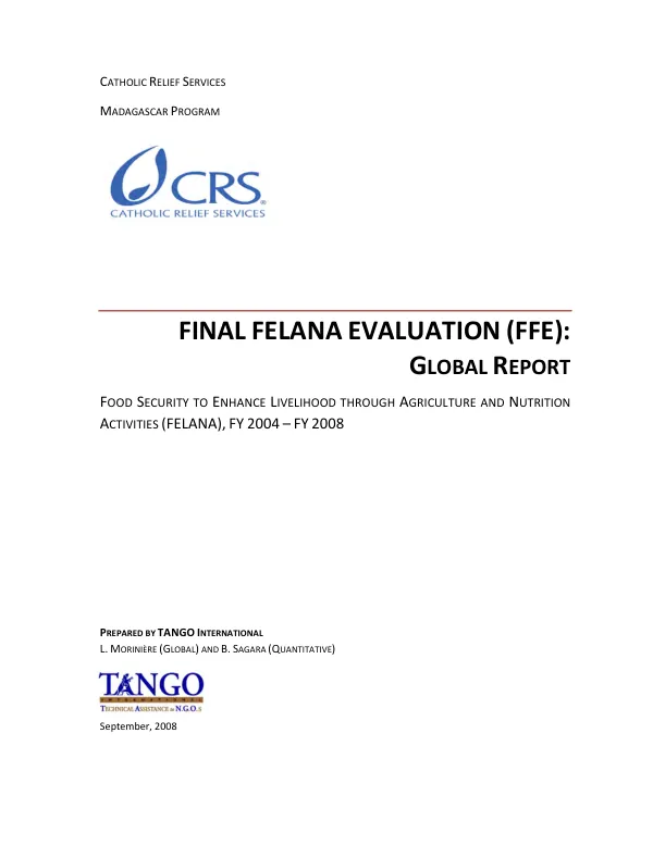 Final FELANA evaluation : global report