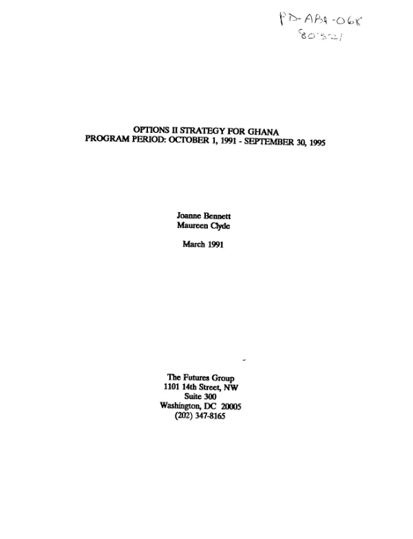 MATERNAL AND CHILD HEALTH CENTERS, OPERATIONAL PROGRAM