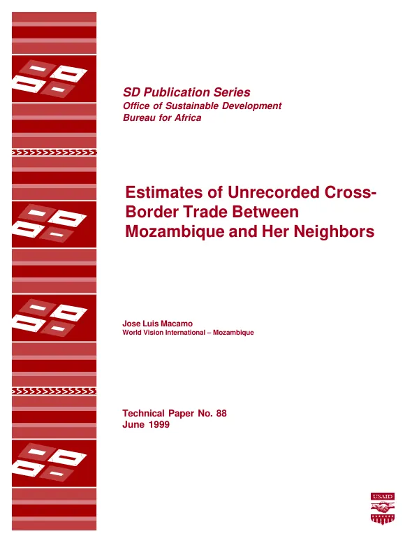 Estimates of unrecorded cross-border trade between Mozambique and her neighbors : implications for food security
