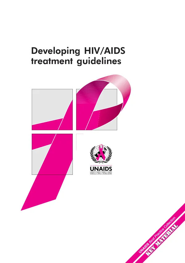 Developing HIV/AIDS treatment guidelines