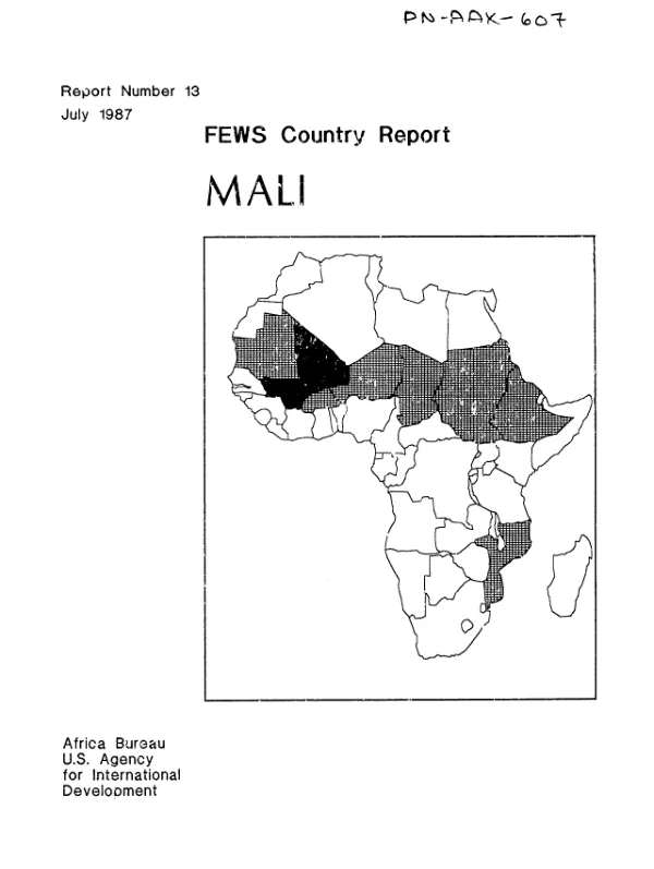 Mali : rains begin slowly