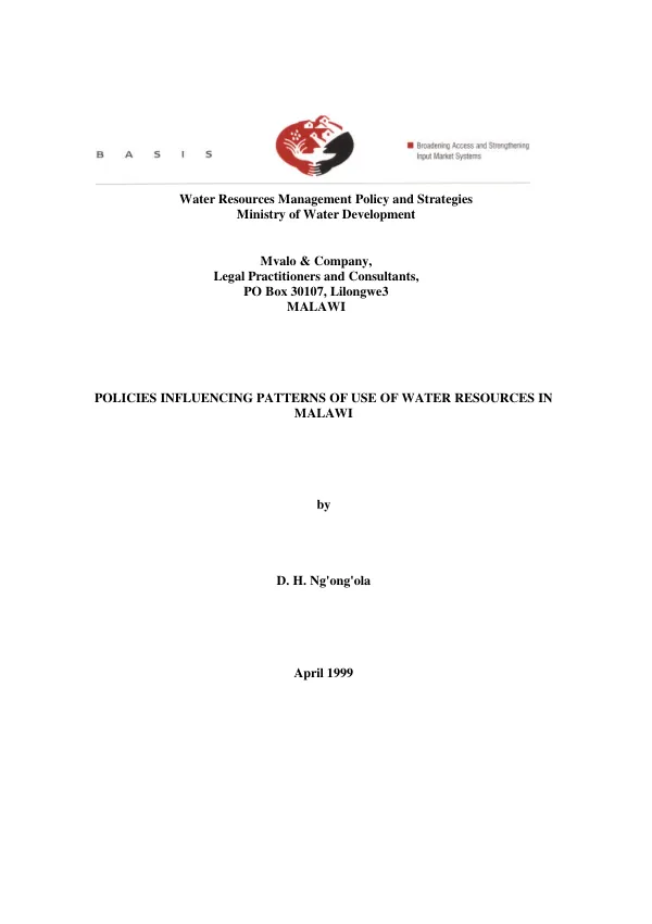 SEX ROLES IN FOOD PRODUCTION AND FOOD DISTRIBUTION SYSTEMS IN THE SAHEL