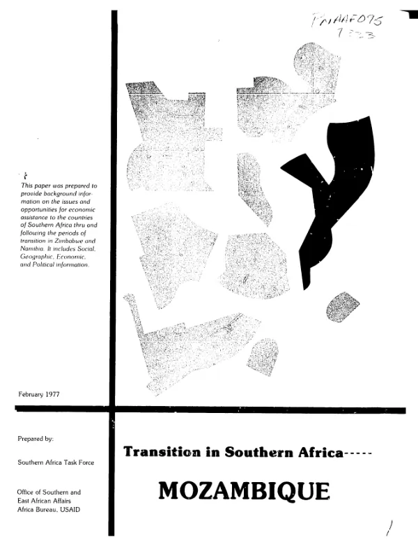 Framework for US assistance in southern Africa : country resource paper -- Mozambique