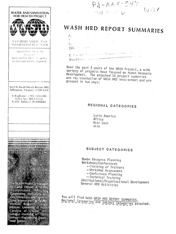 Human rights and economic development : civic participation division notes (April 1974-November 1976)