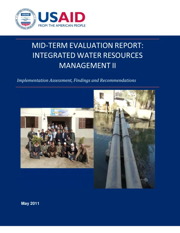 Mid-term evaluation report : integrated water resources management II