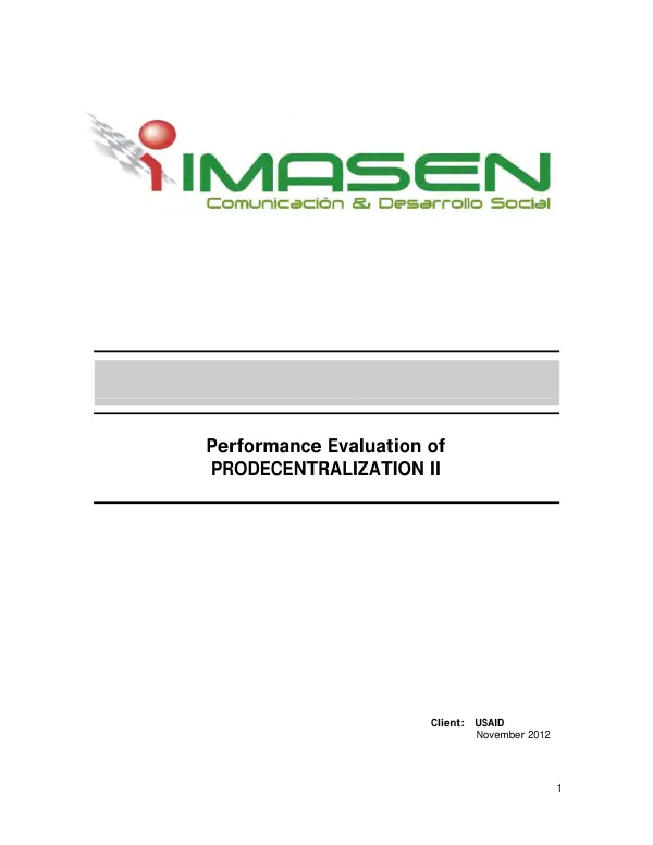 Performance evaluation of ProDecentralization II