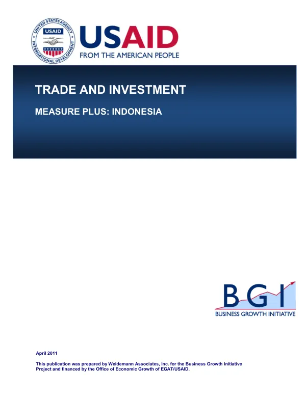 Trade and investment