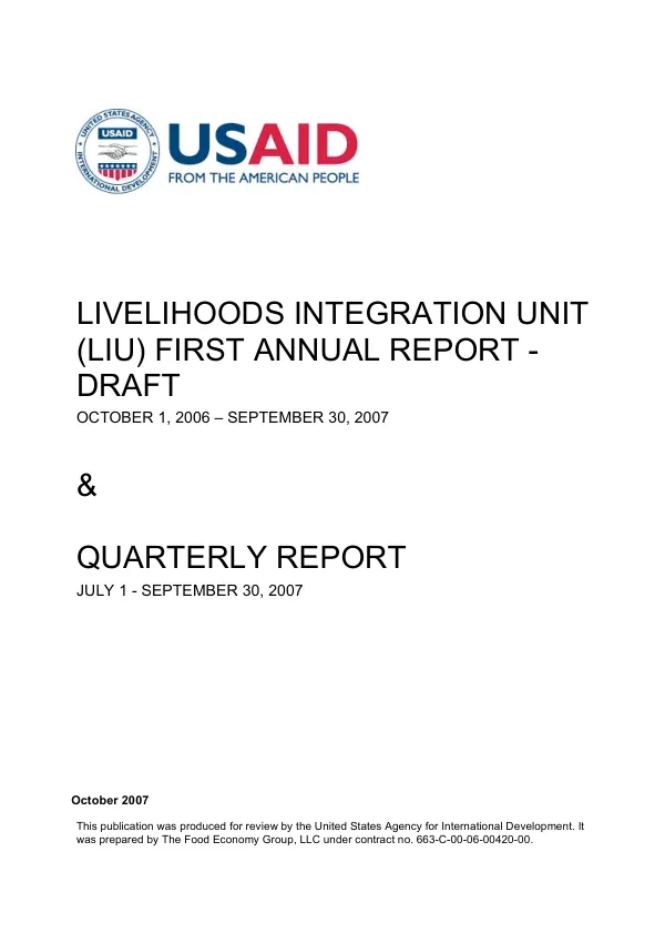 Zambia environmental threats and opportunities assessment