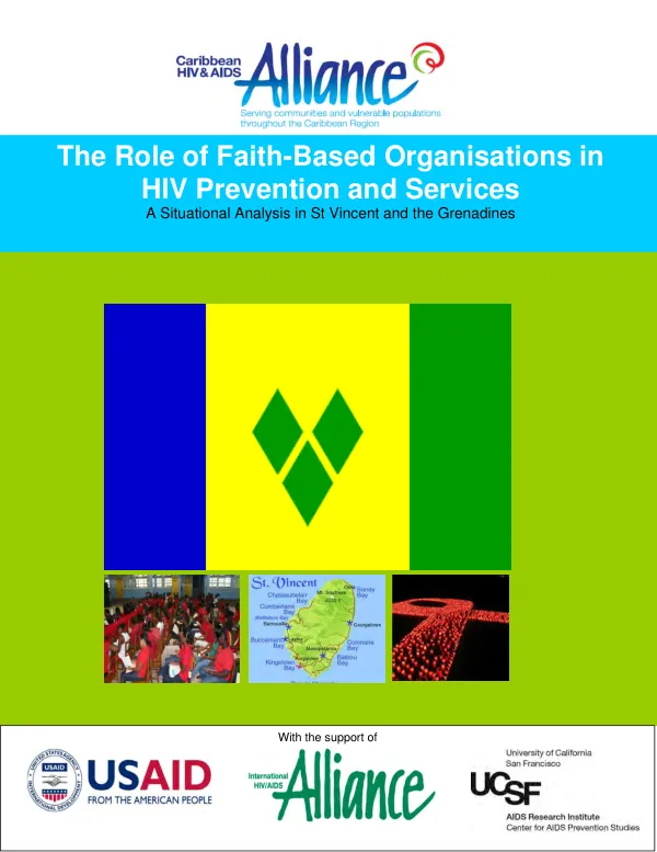 The role of faith-based organisations in HIV prevention and services : a situational analysis in St. Vincent and the Grenadines