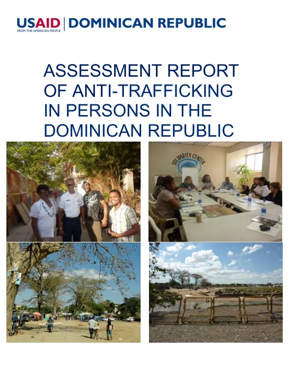 Assessment report of anti-trafficking in persons in the Dominican Republic