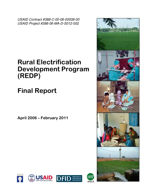 Rural electrification development program (REDP) : final report -- April 2006-February 2011