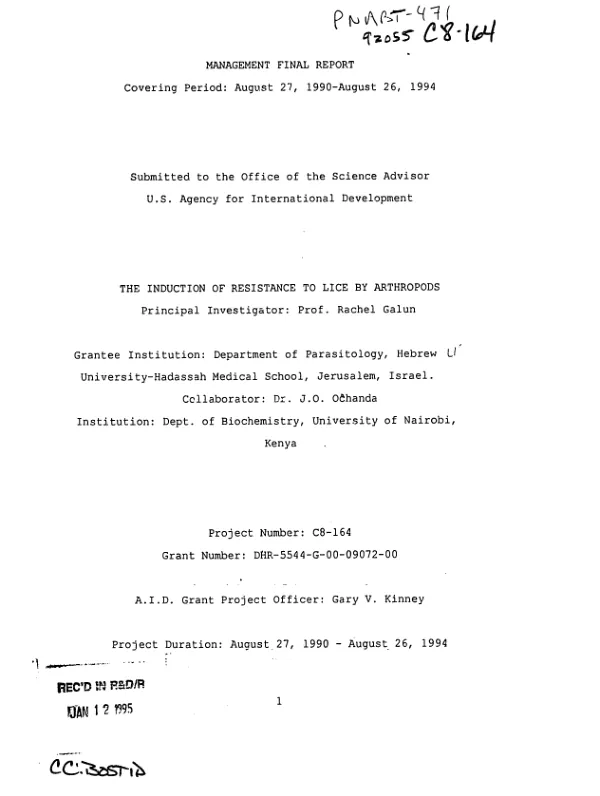 Armenia SPSS project grants program manual
