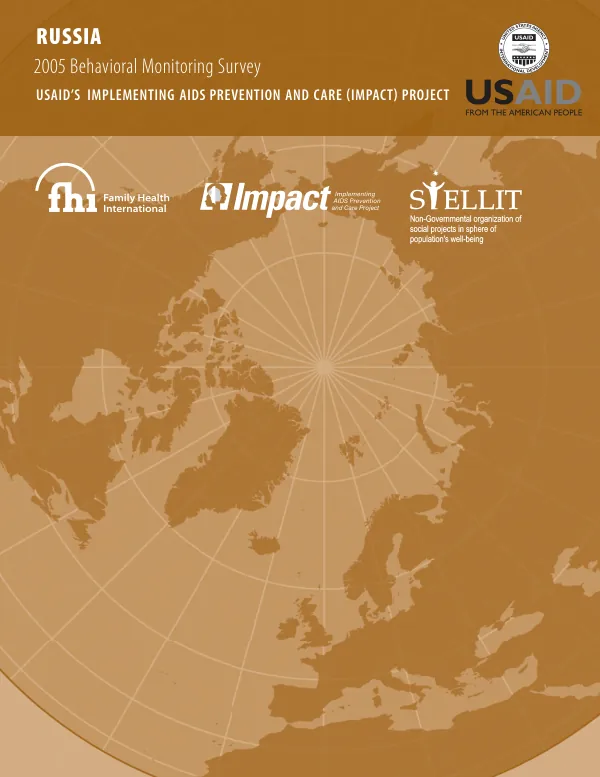 Behavioral monitoring survey, Russia 2005