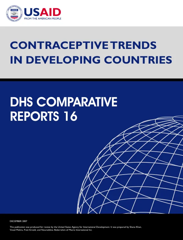 Contraceptive trends in developing countries