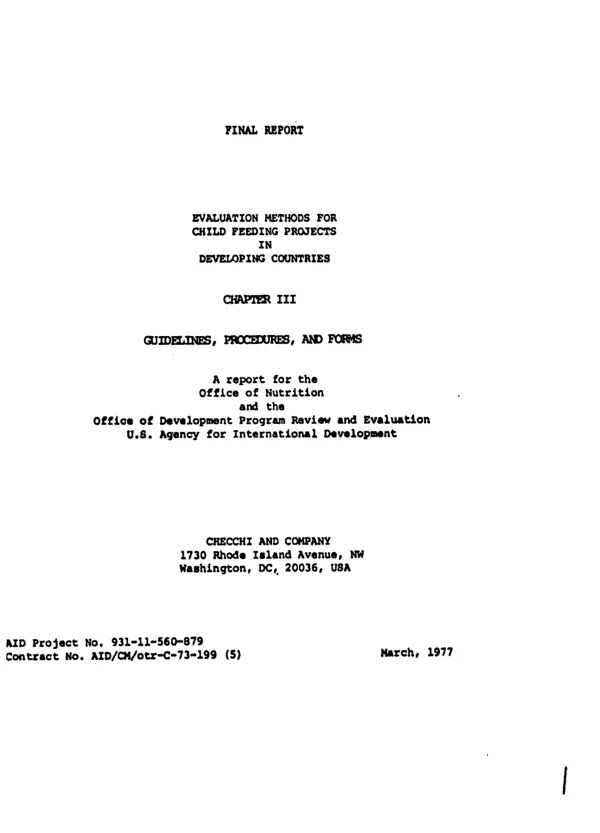 Improving the health of mothers and children of rural Jinotega, Nicaragua : an integrated approach in partnership with the public and private sector providers in coffee-growing areas -- cooperative agreement no. HFP-A-00-02-00026-00 : final evaluation report