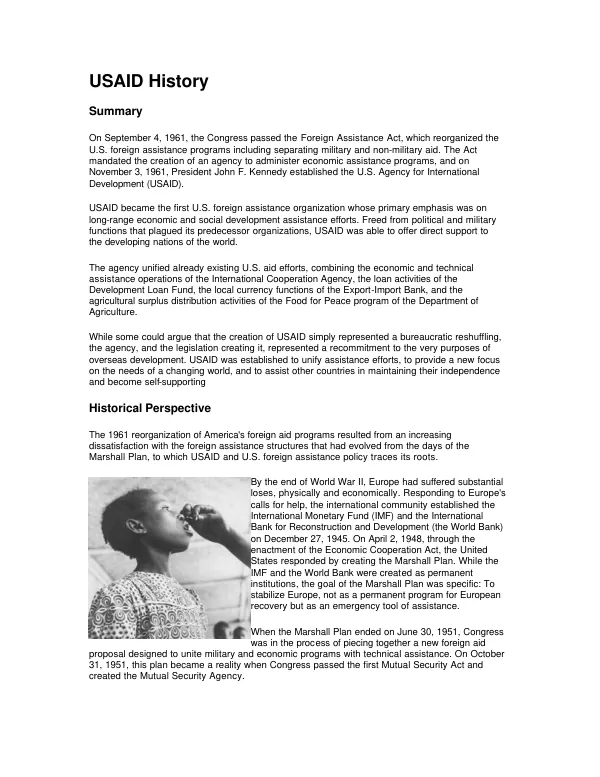 Annual report to the US Agency for International Development : October 1, 2006-September 30, 2007 -- malaria vaccine initiative (MVI)