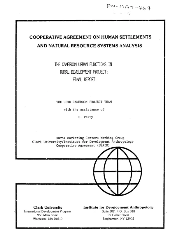 USAID community stabilization program (CSP) counterinsurgency (COIN) : report on business development projects in Kirkuk