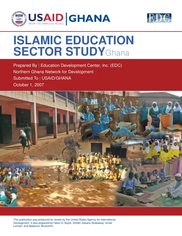 Islamic education sector study : Ghana