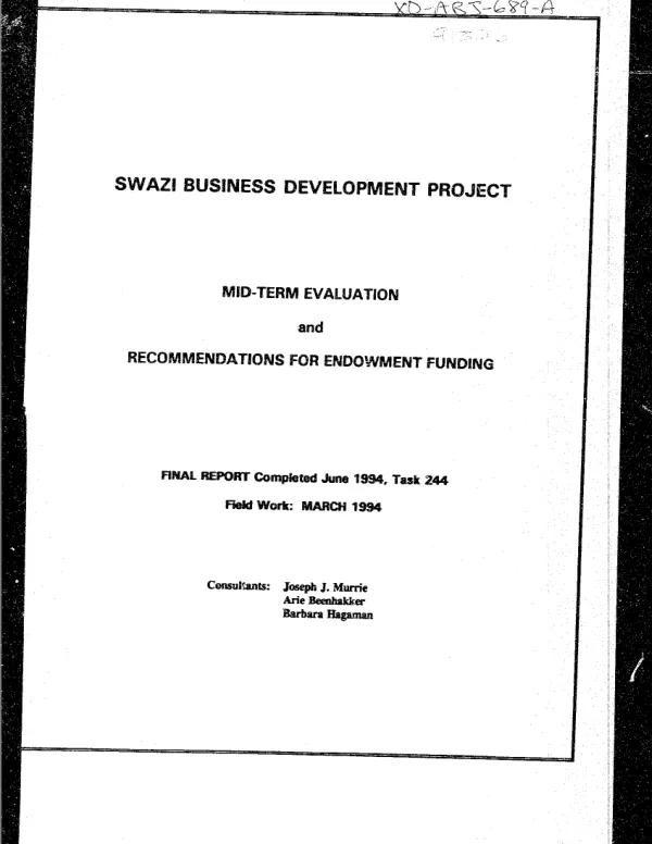 Community-based DOTS : report from a rapid assessment in Kenya, June 11, 2007