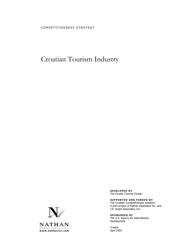 Croatian tourism industry
