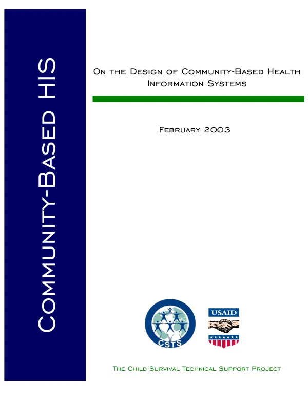 On the design of community-based health information systems