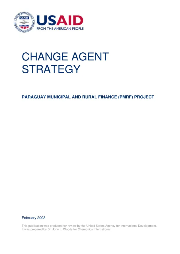 Change agent strategy